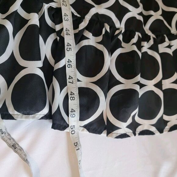 Mudpie Baglady Tube Dress Size XL Strapless Maxi Beach Black White - Picture 4 of 6